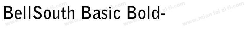 BellSouth Basic Bold字体转换